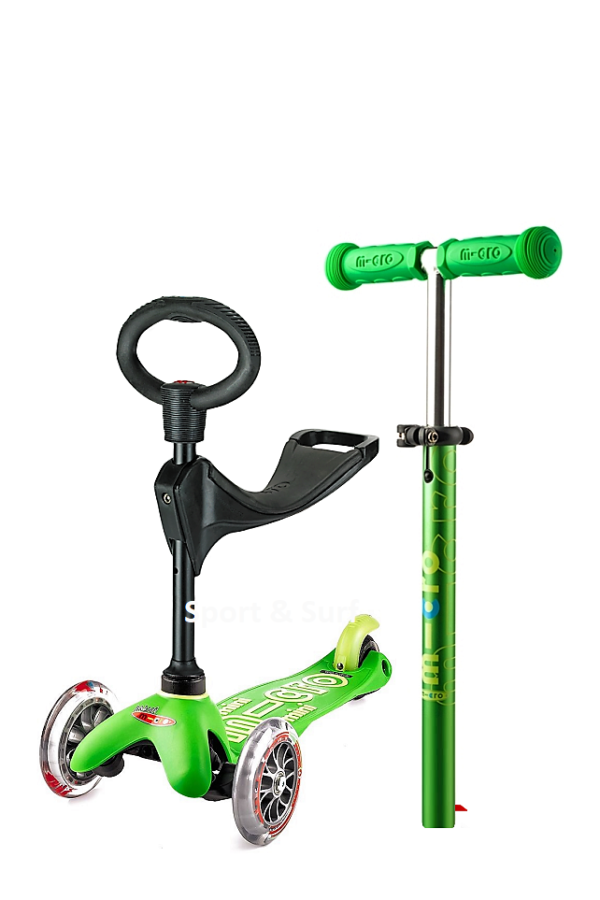 trotineta mini micro 3 in 1 deluxe green w
