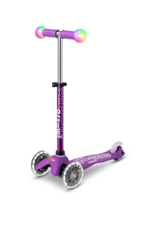 produs trotineta cu lumini Mini Magic Purple
